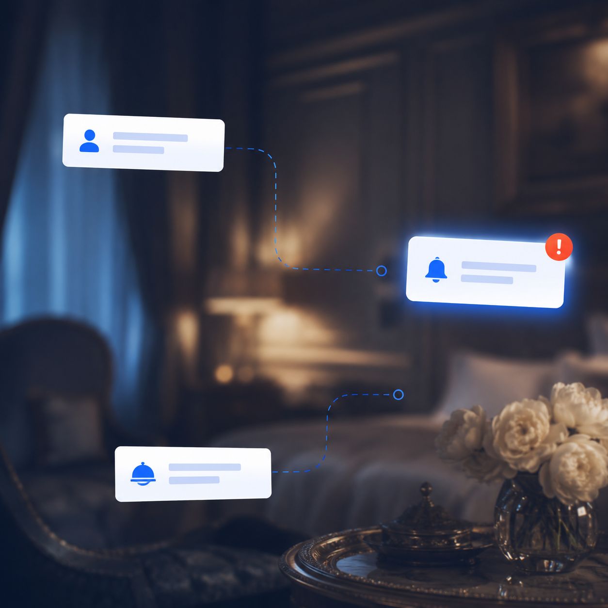 A small hotel's operational know-how locked in one person's head — and that person is away.