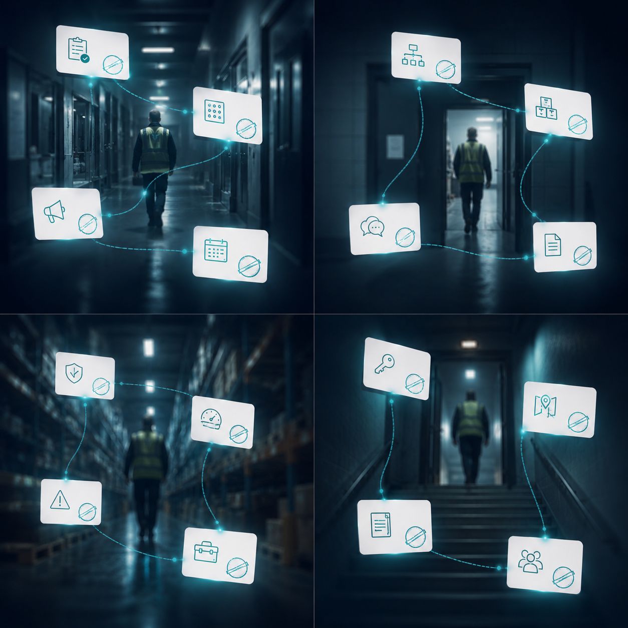 Four locations, four different versions of the same procedure, with no record of how it was sent out.